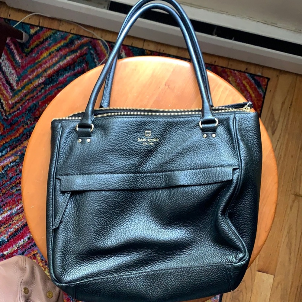 Kate Spade Black Leather tote